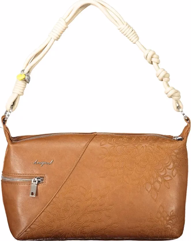 Desigual Marrone Polyurethane Women's Shoulder Bag