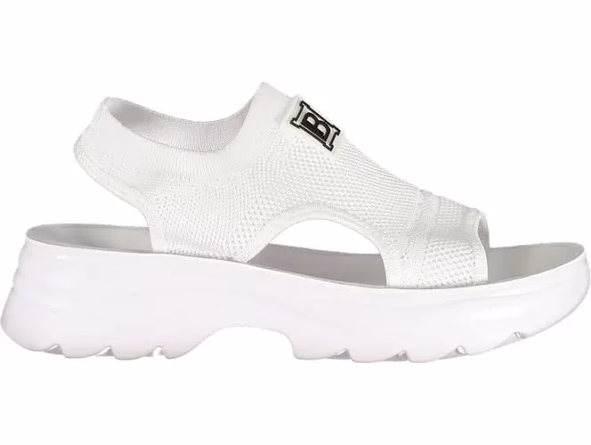 Laura Biagiotti Bianco Polyurethane Women Sandal