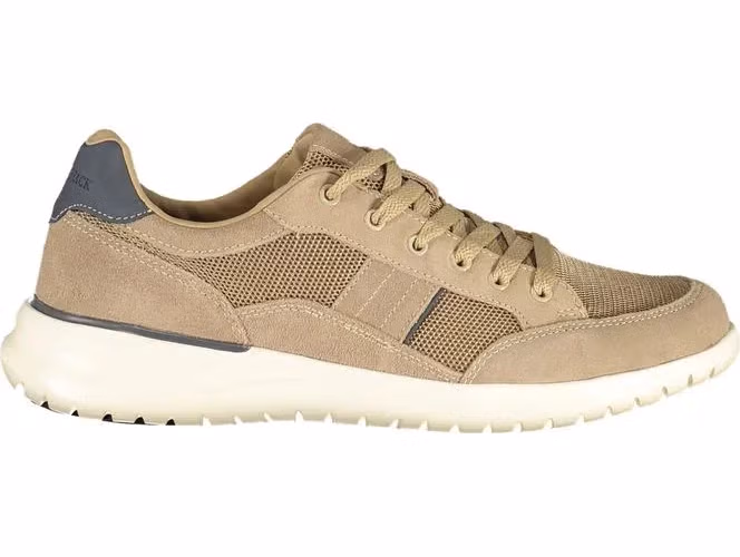 Lumberjack Beige Polyurethane Men's Sneaker