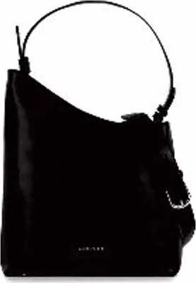 Black Polyethylene Shoulder Bag