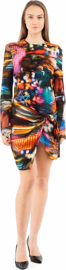 Moschino Multicolor Viscose Casual Dress