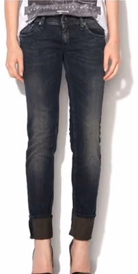 Multicolor Cotton Skinny Jeans