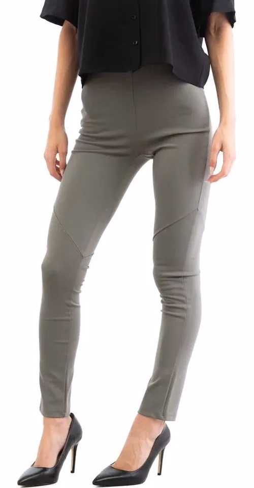 Patrizia Pepe Gray Viscose Skinny Pants