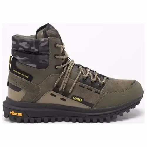 Colmar Green Leather Ankle Boots