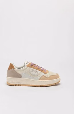 Multicolor Polyethylene Low Top Sneakers