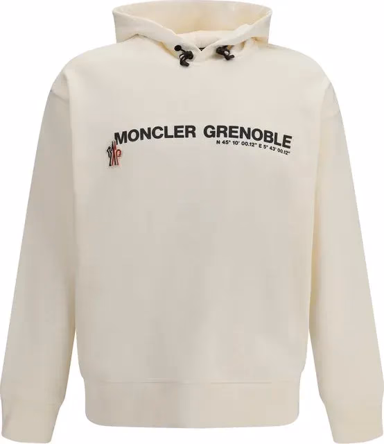 Moncler Grenoble Beige Cotton Sweatshirt