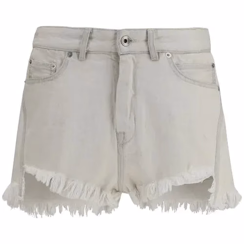 Rick Owens Beige Cotton Bermuda Shorts
