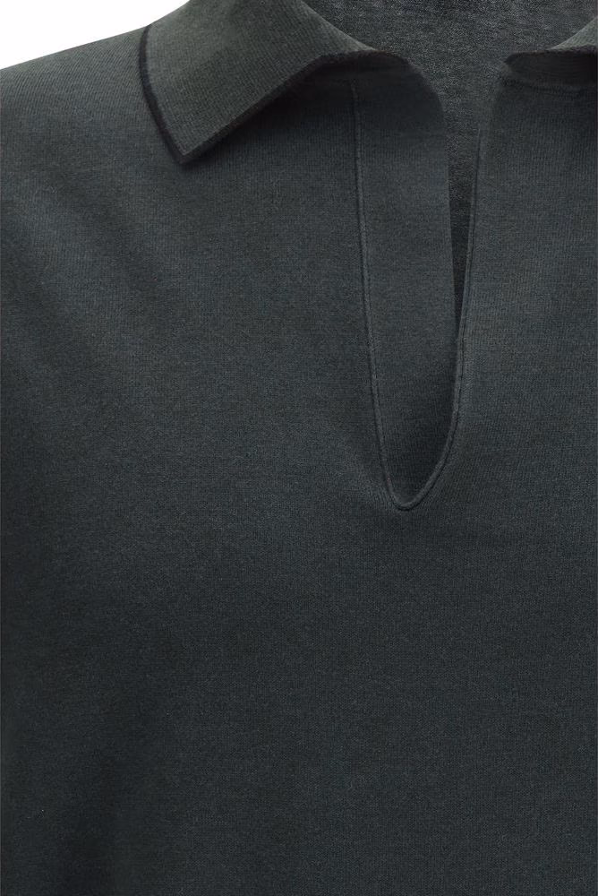 Tom Ford Bicolor Cotton Polo Shirt