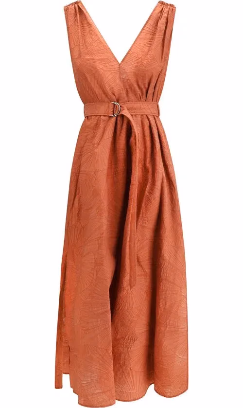 Brunello Cucinelli Multicolor Cotton Casual Dress