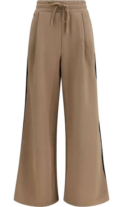 Max Mara Beige Cotton Casual Pants