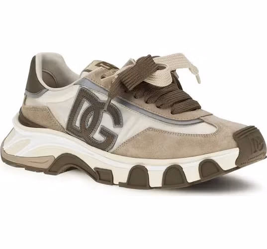 Dolce & Gabbana Multicolor Calf Leather Bos Taurus Athletic Sneakers