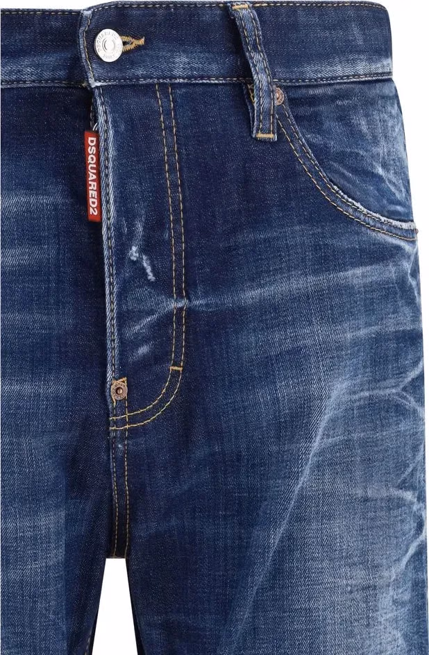 Dsquared² Blue Cotton Jeans Denim