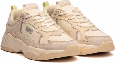 White Leather Chunky Sneakers