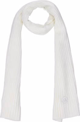 White Polyester Scarf