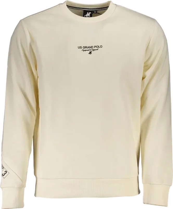 U.S. Grand Polo White Cotton Men's Sweatshirt