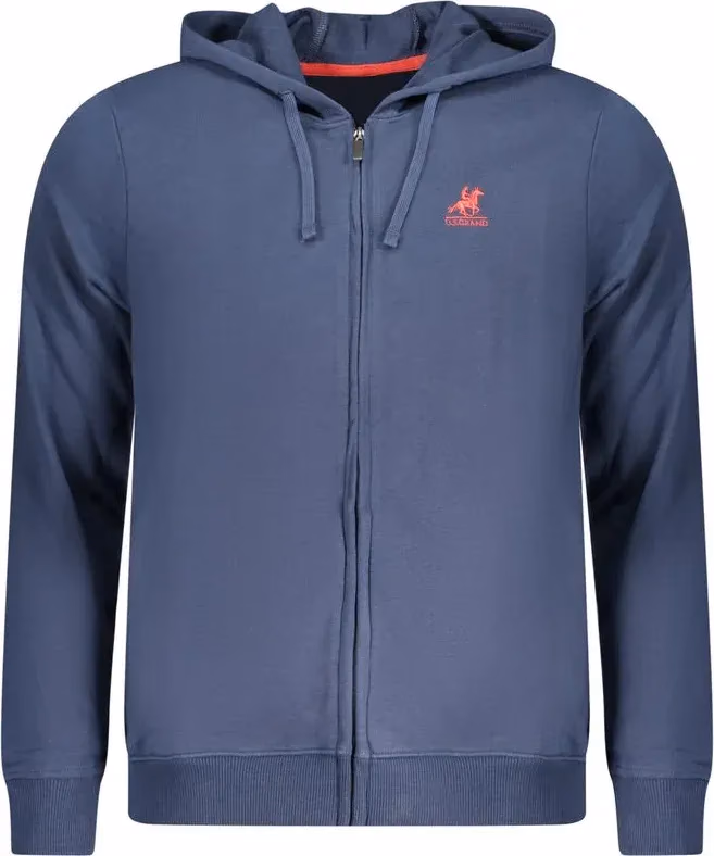 U.S. Grand Polo Blue Cotton Men Sweatshirt