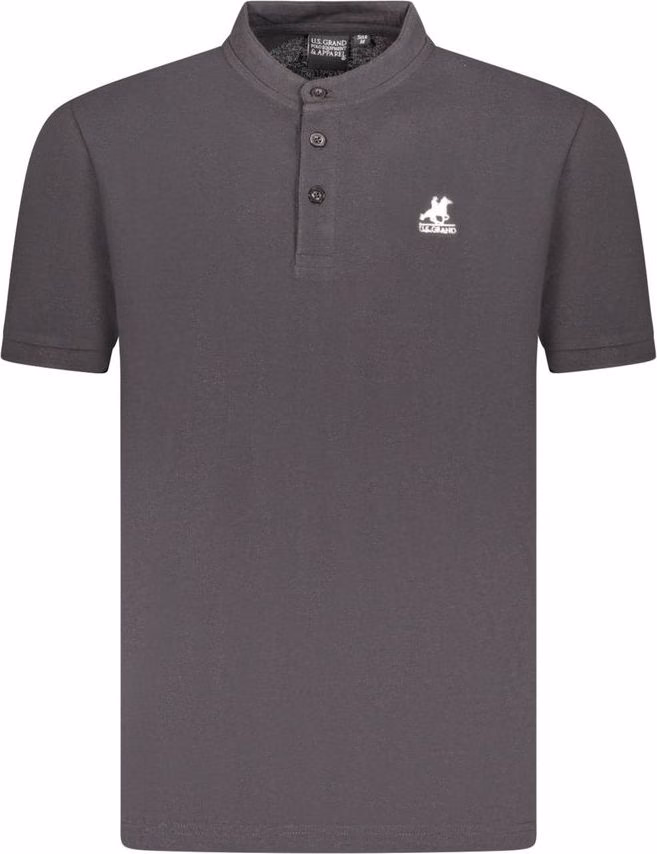 U.S. Grand Polo Black Cotton Men Polo Shirt