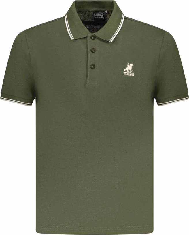 U.S. Grand Polo Verde Cotton Men Polo Shirt