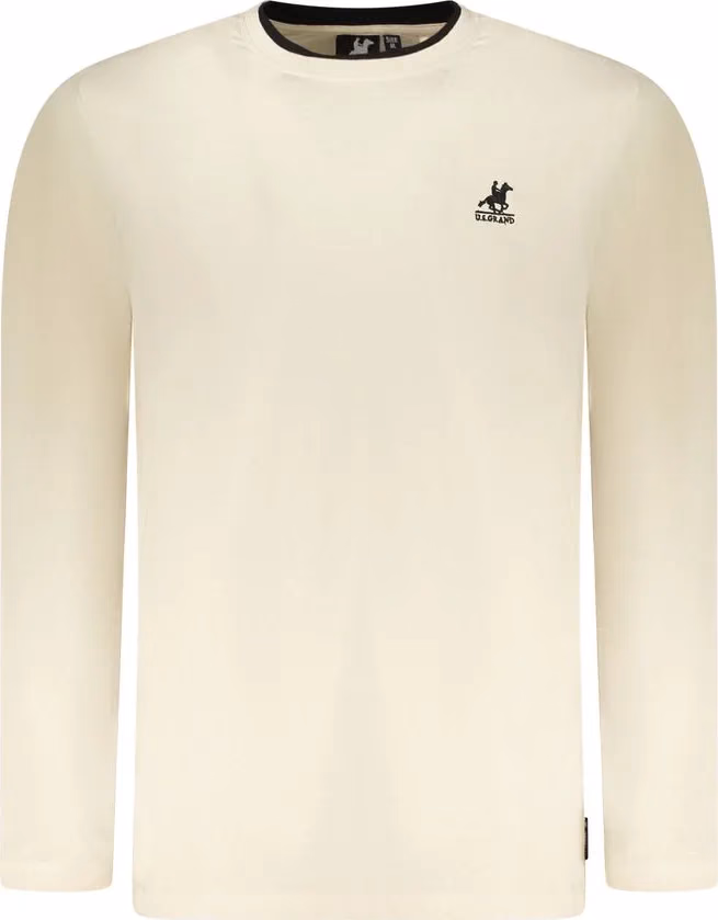 U.S. Grand Polo Beige Cotton Men T-Shirt