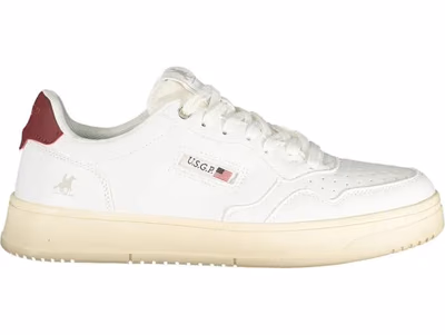 Bianco Poliuretano Uomo Sneaker