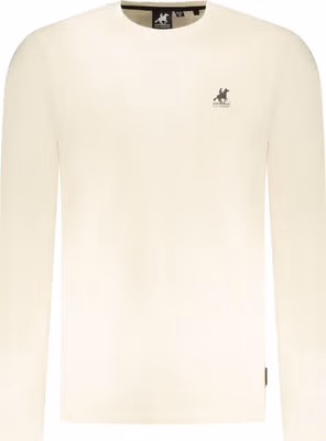 Beige Cotton Men T-Shirt