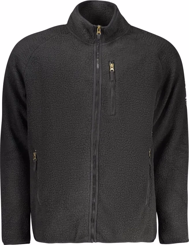 U.S. Grand Polo Black Polyester Men's Sweatshirt
