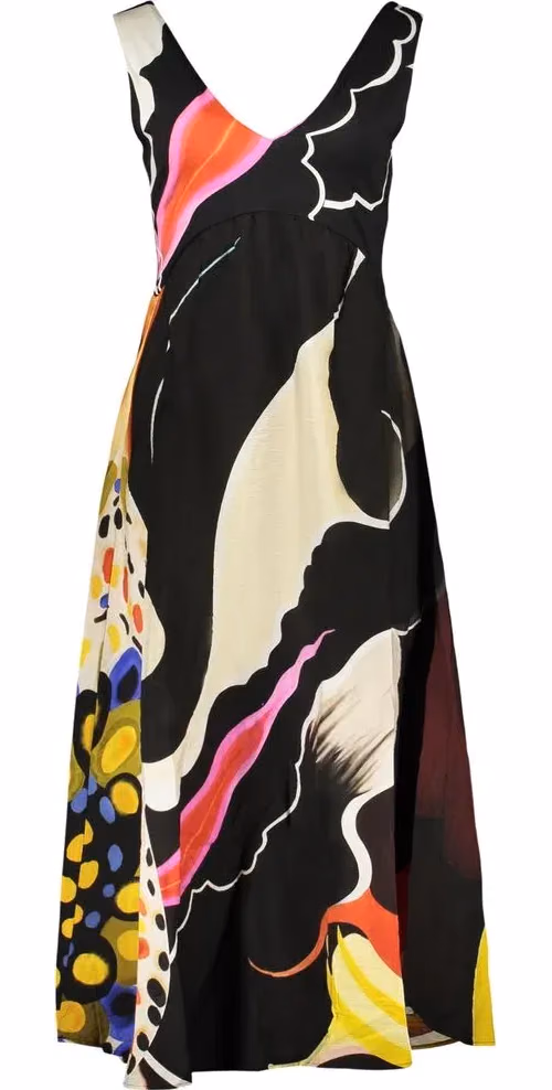 Desigual Black Viscose Women's Dress