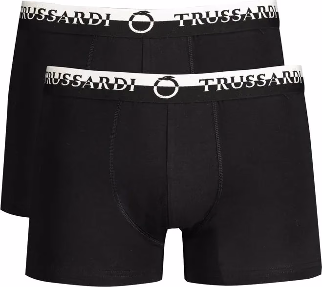 Trussardi Black Cotton Men's Boxer