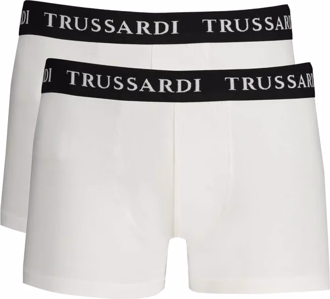 Trussardi White Cotton Men's Boxer Brief