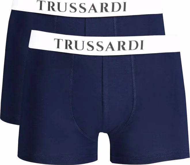 Trussardi Blu Cotton Men Underwear
