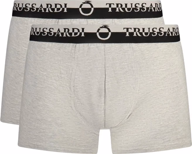 Trussardi Grigio Cotton Men Boxer Short