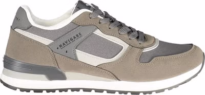 Grigio Polyurethane Men Sneaker