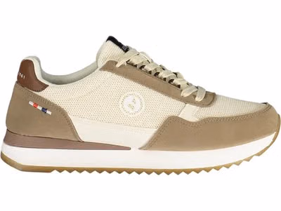 Beige Polyurethane Men Sneaker