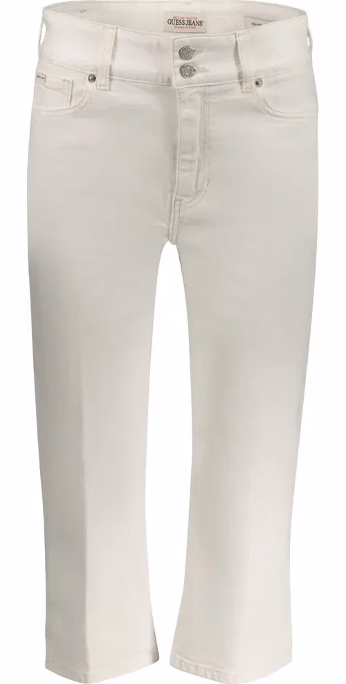 Guess Jeans Bianco Cotton Women Capri