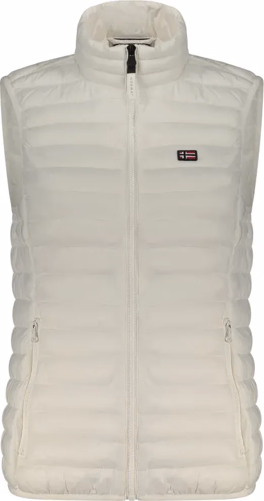 Norway 1963 Bianco Poliammide Women's Gilet