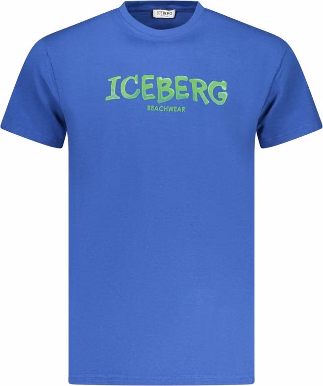 Iceberg Blue Cotton Men's T-Shirt
