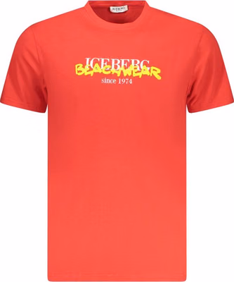 Red Cotton Men's T-Shirt