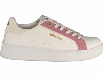 White Polyurethane Women's Sneaker