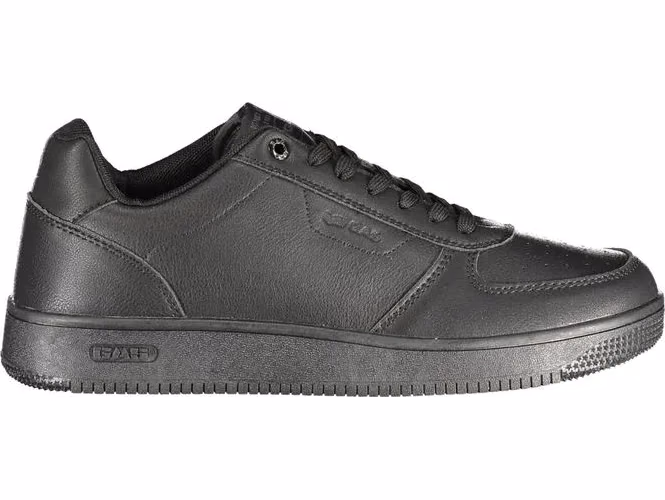 Gas Black Polyurethane Men's Sneaker