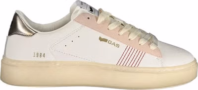 White Polyurethane Women's Sneaker