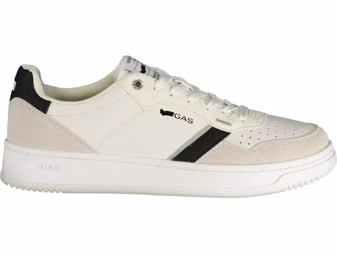 Gas White Polyurethane Men Sneaker