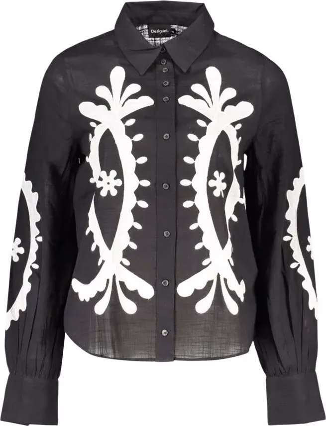 Desigual Nero Cotton Women Shirt
