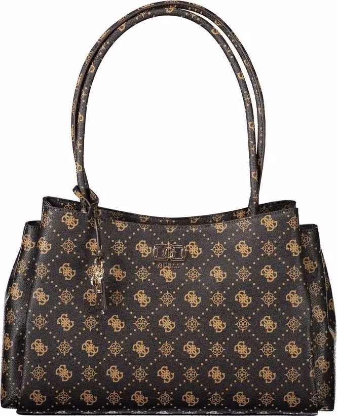Guess Jeans Marrone Polyurethane Women Handbag