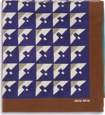 Multicolor Silk Scarf