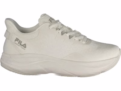 White Polyester Men's Sneaker