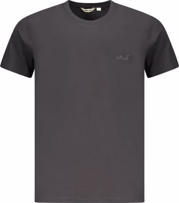 Black Cotton Men T-Shirt