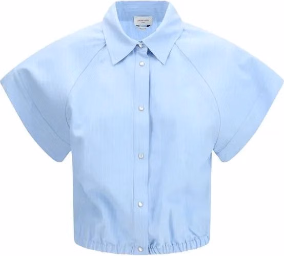 Jacob Cohen Blue Viscose Shortsleeve Shirt