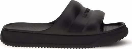 Moncler Black Rubber Flat Sandals