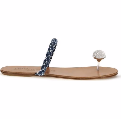 Pedro García Brown Calf Leather Bos Taurus Sandals