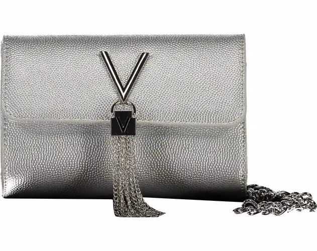 Mario Valentino Silver Polyurethane Women Bag